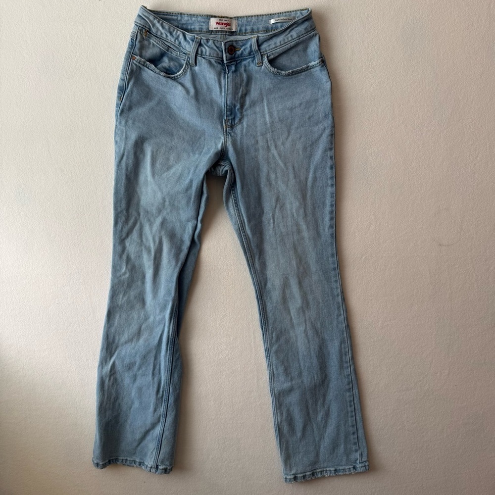 Wrangler Light Blue high-rise bold boot Women's Jeans 27x42